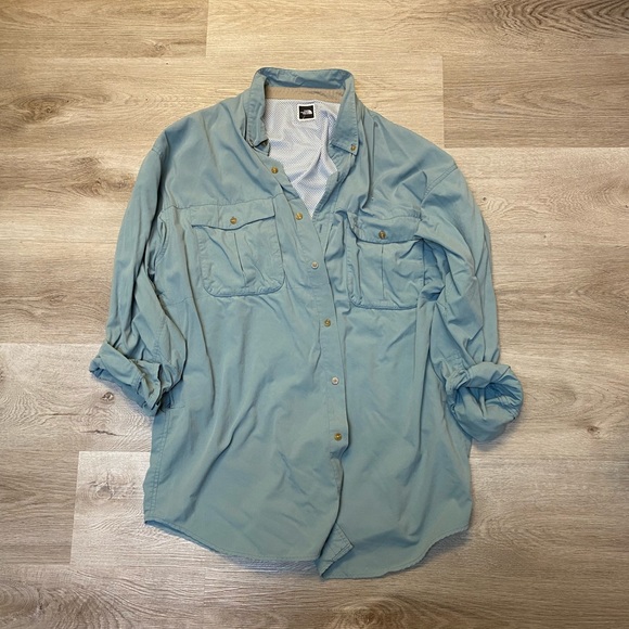 Mens North Face Button Up - Picture 2 of 4